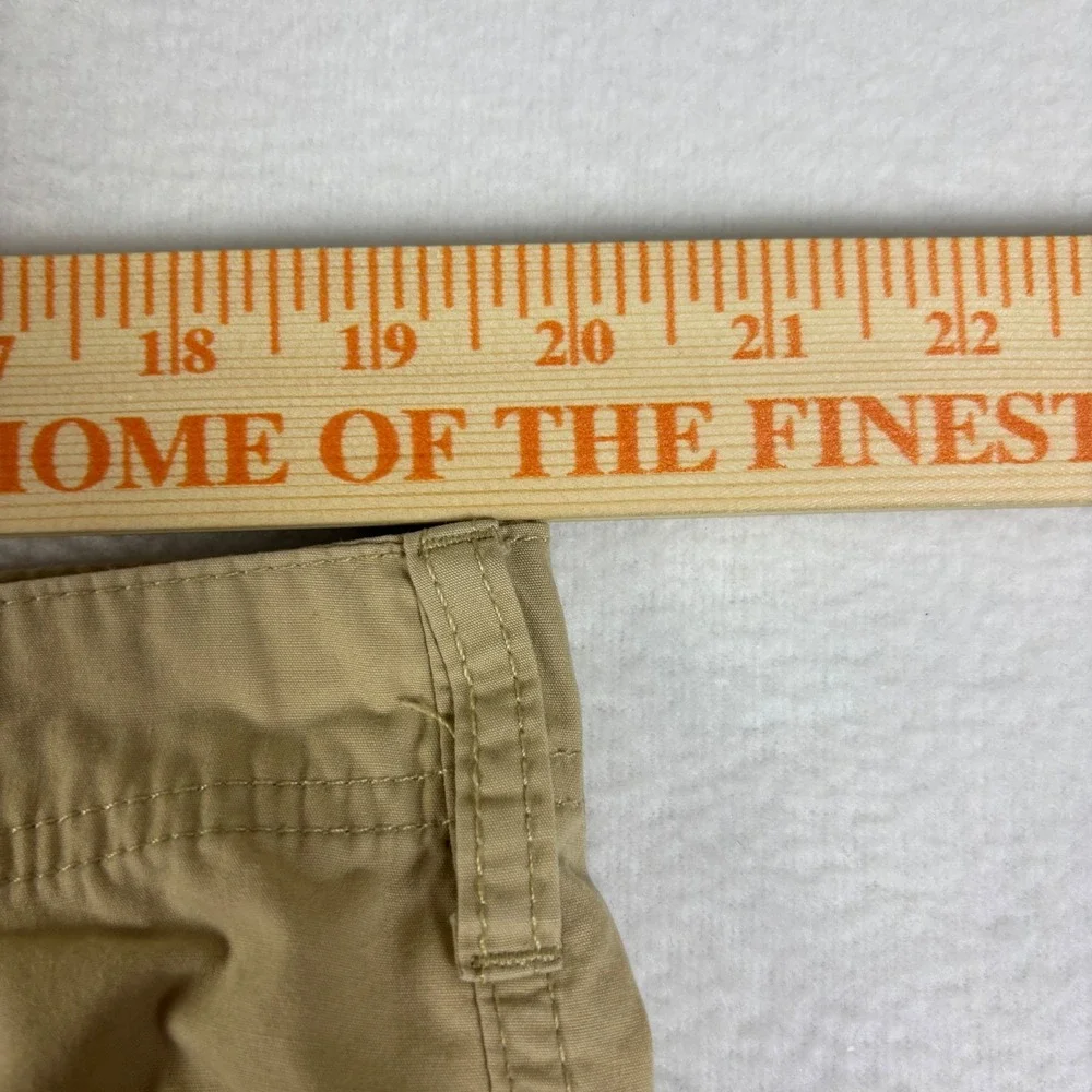 Mens Tan Cotton Twill‎ Cargo Shorts Casual Outdoor Utility Khaki Size 40